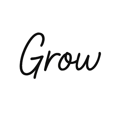 Icon representing grow